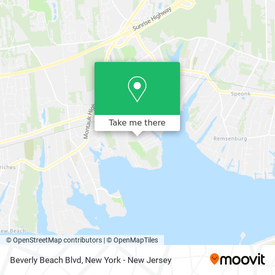 Beverly Beach Blvd map