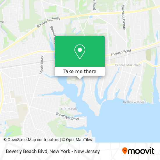 Mapa de Beverly Beach Blvd