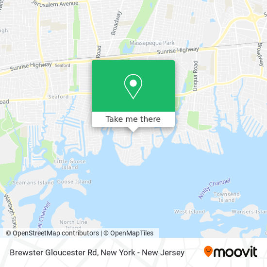 Brewster Gloucester Rd map