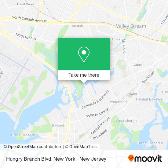 Mapa de Hungry Branch Blvd