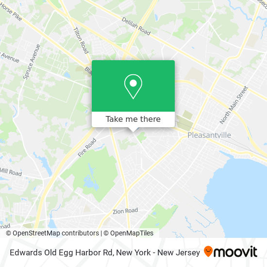 Edwards Old Egg Harbor Rd map