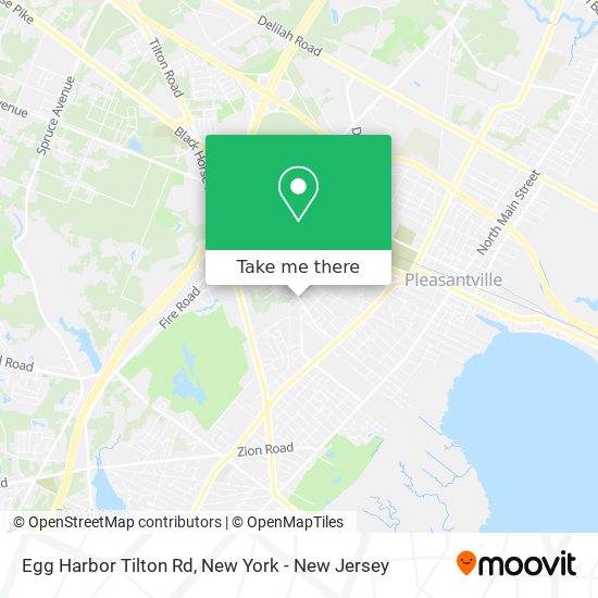 Mapa de Egg Harbor Tilton Rd