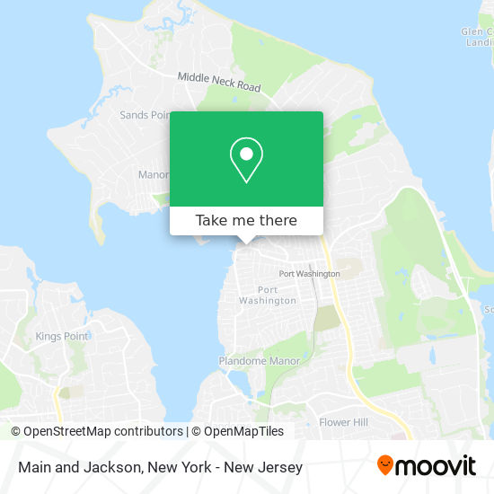 Main and Jackson map