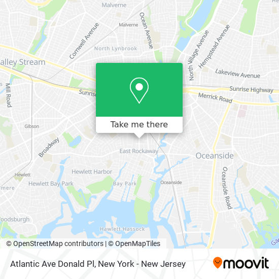 Mapa de Atlantic Ave Donald Pl
