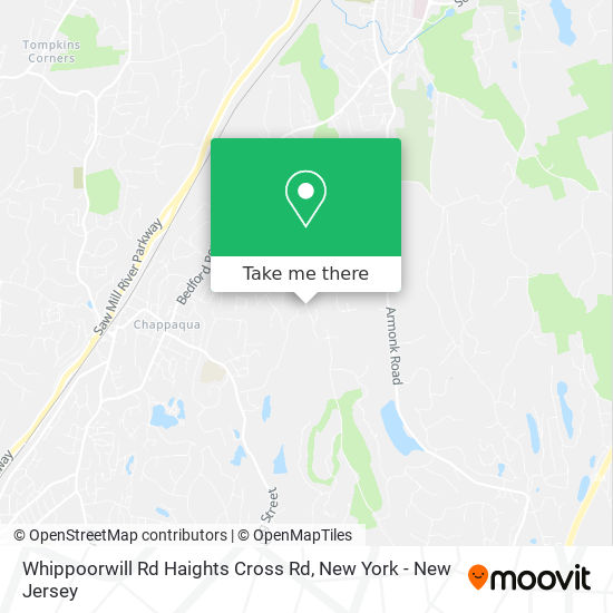Whippoorwill Rd Haights Cross Rd map