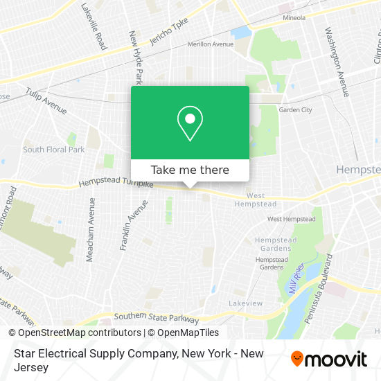 Star Electrical Supply Company map
