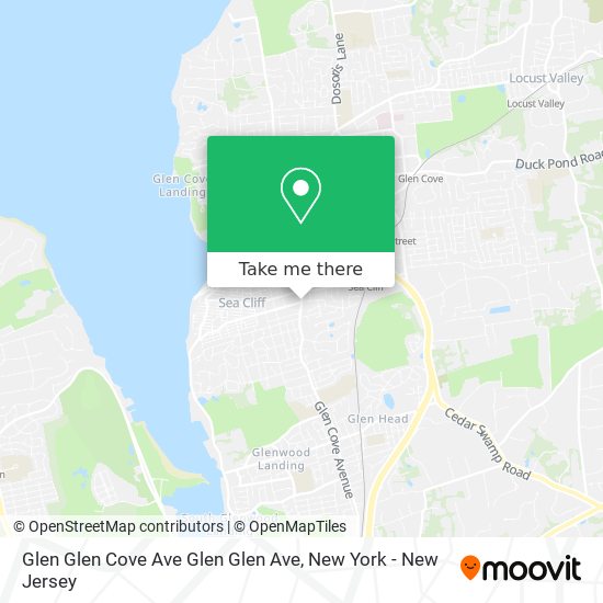 Mapa de Glen Glen Cove Ave Glen Glen Ave