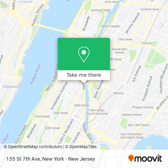 Mapa de 155 St 7th Ave