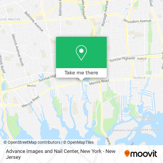 Advance Images and Nail Center map