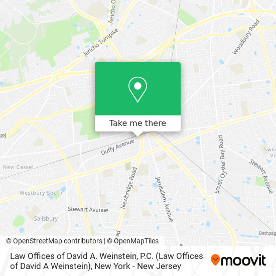 Law Offices of David A. Weinstein, P.C. (Law Offices of David A Weinstein) map