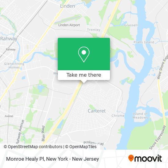 Monroe Healy Pl map