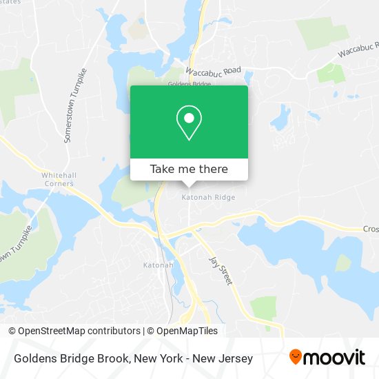 Goldens Bridge Brook map