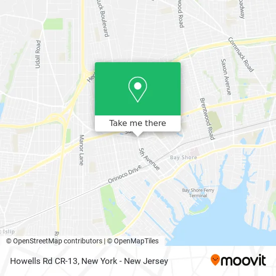 Howells Rd CR-13 map