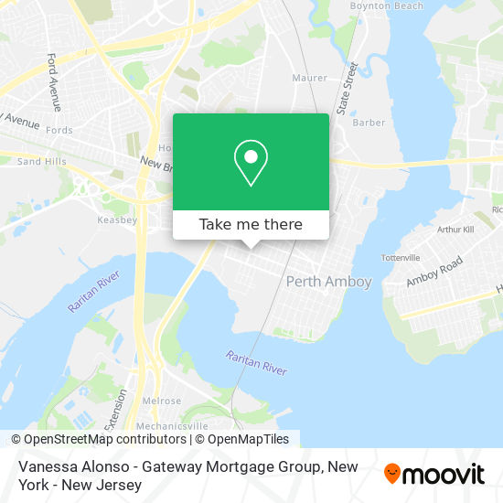 Mapa de Vanessa Alonso - Gateway Mortgage Group