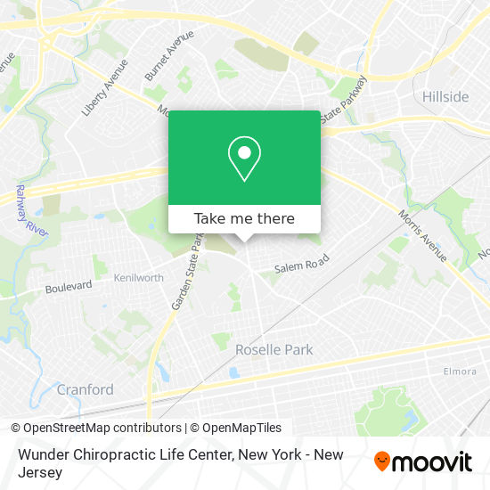 Wunder Chiropractic Life Center map