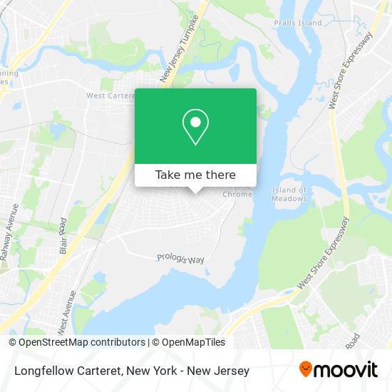 Longfellow Carteret map