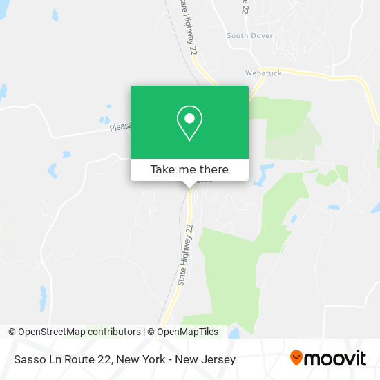 Sasso Ln Route 22 map