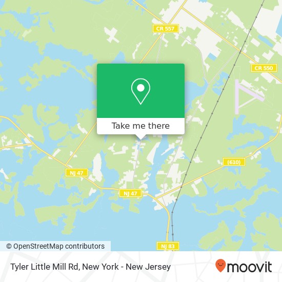 Tyler Little Mill Rd, Woodbine, NJ 08270 map