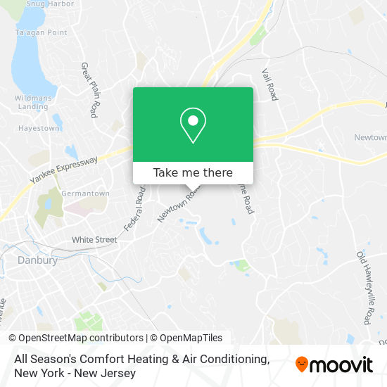 All Season's Comfort Heating & Air Conditioning map