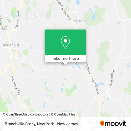 Branchville Stony map