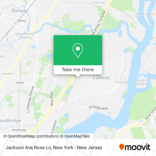 Mapa de Jackson Ave Rose Ln