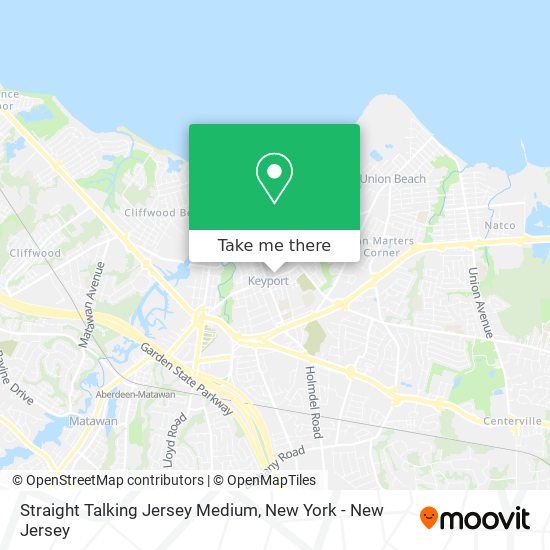 Straight Talking Jersey Medium map