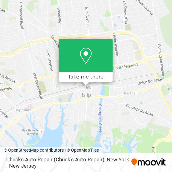 Chucks Auto Repair (Chuck's Auto Repair) map