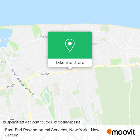 East End Psychological Services map