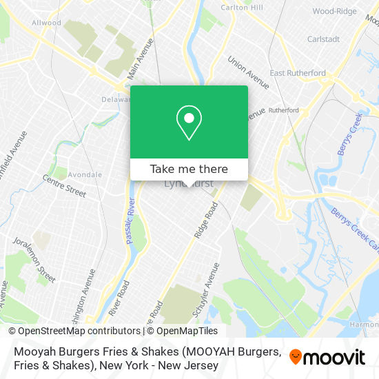 Mapa de Mooyah Burgers Fries & Shakes (MOOYAH Burgers, Fries & Shakes)