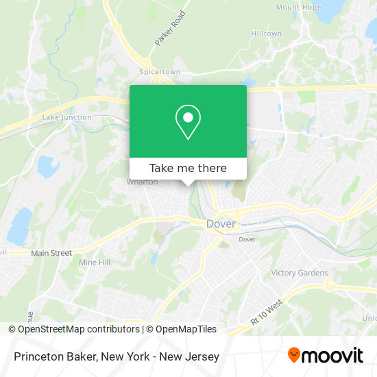 Princeton Baker map