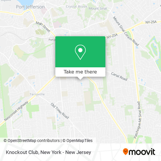 Knockout Club map