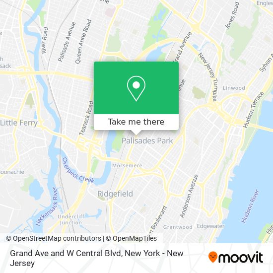 Mapa de Grand Ave and W Central Blvd
