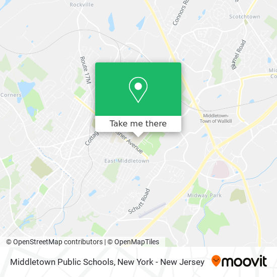 Middletown Public Schools map