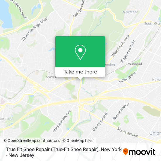 True Fit Shoe Repair map