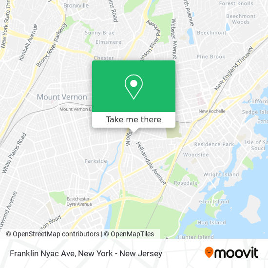 Mapa de Franklin Nyac Ave