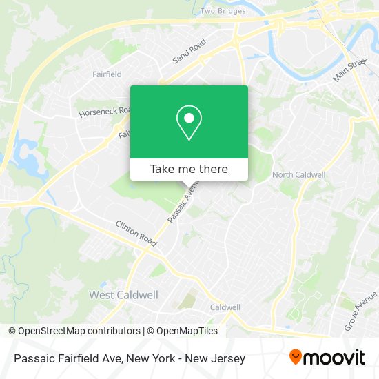 Mapa de Passaic Fairfield Ave