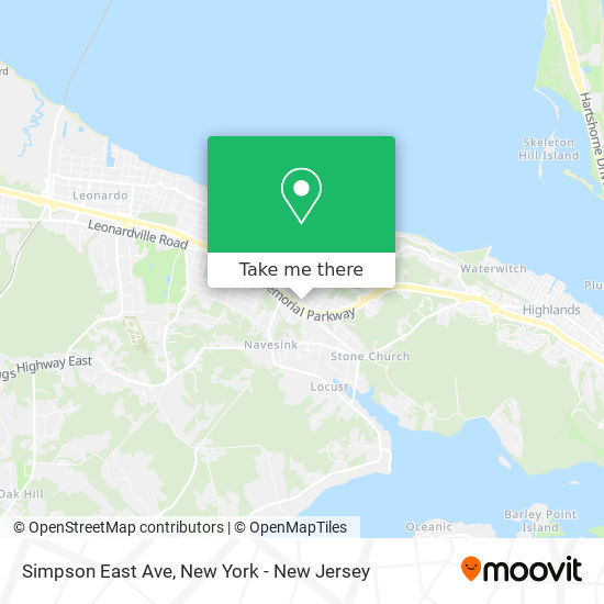 Mapa de Simpson East Ave