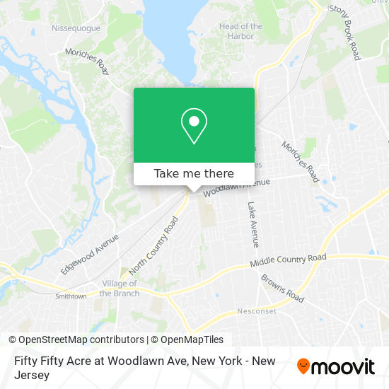 Fifty Fifty Acre at Woodlawn Ave map