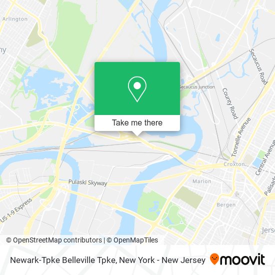 Mapa de Newark-Tpke Belleville Tpke