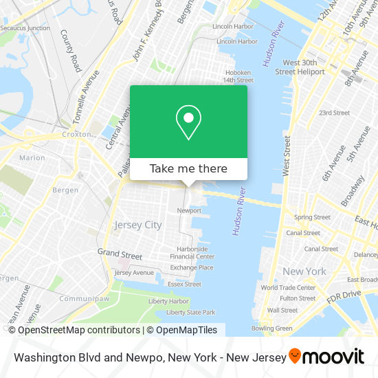 Mapa de Washington Blvd and Newpo
