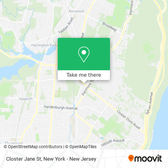 Mapa de Closter Jane St