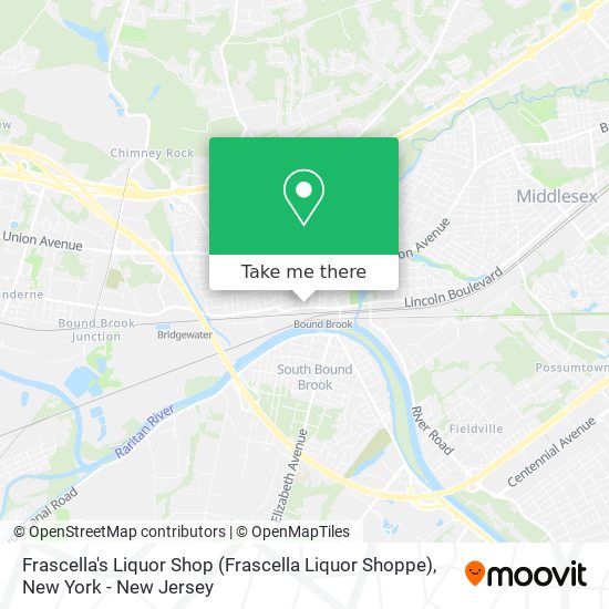 Mapa de Frascella's Liquor Shop (Frascella Liquor Shoppe)