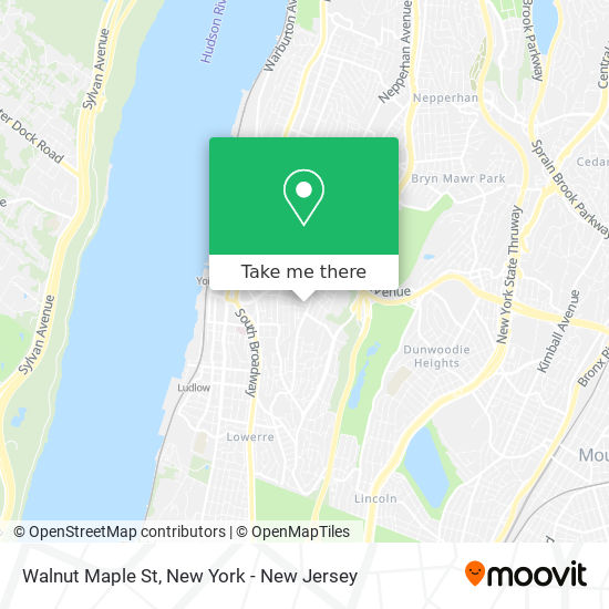 Walnut Maple St map