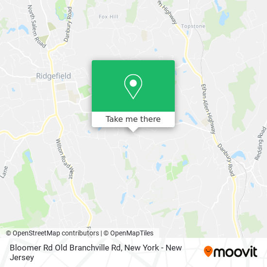 Bloomer Rd Old Branchville Rd map