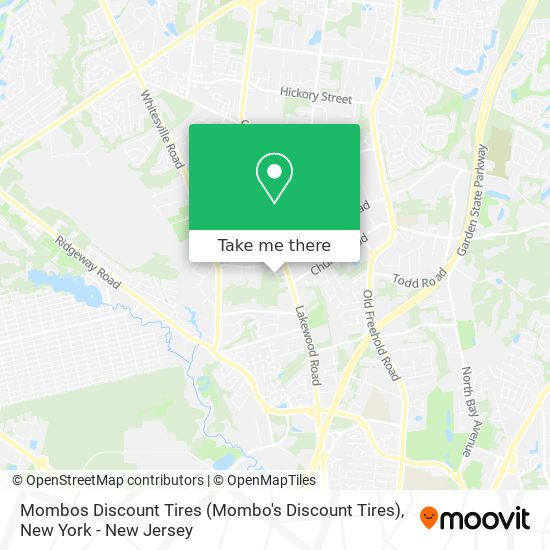 Mombos Discount Tires (Mombo's Discount Tires) map