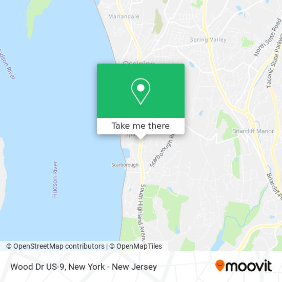 Wood Dr US-9 map