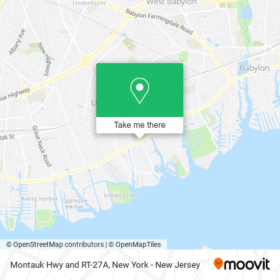 Mapa de Montauk Hwy and RT-27A