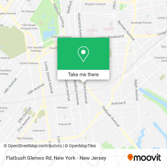 Mapa de Flatbush Glenwo Rd