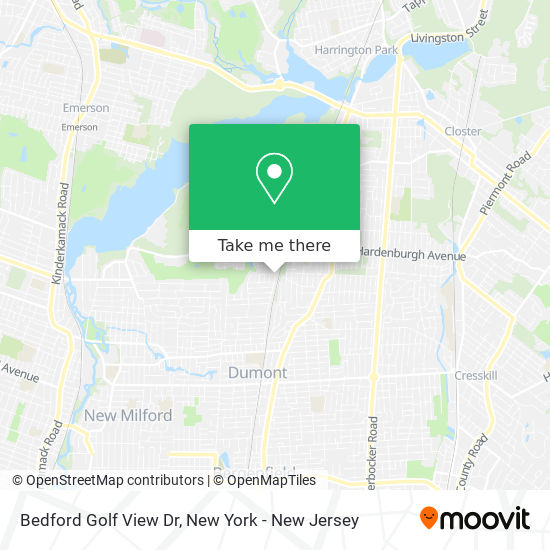 Mapa de Bedford Golf View Dr