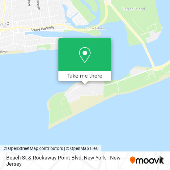 Mapa de Beach St & Rockaway Point Blvd